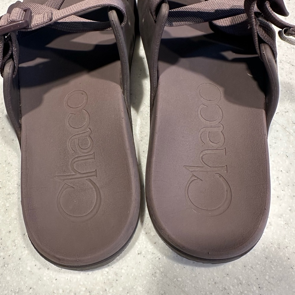 Chaco Women's Slide Sandals In Dusty Mauve View 4